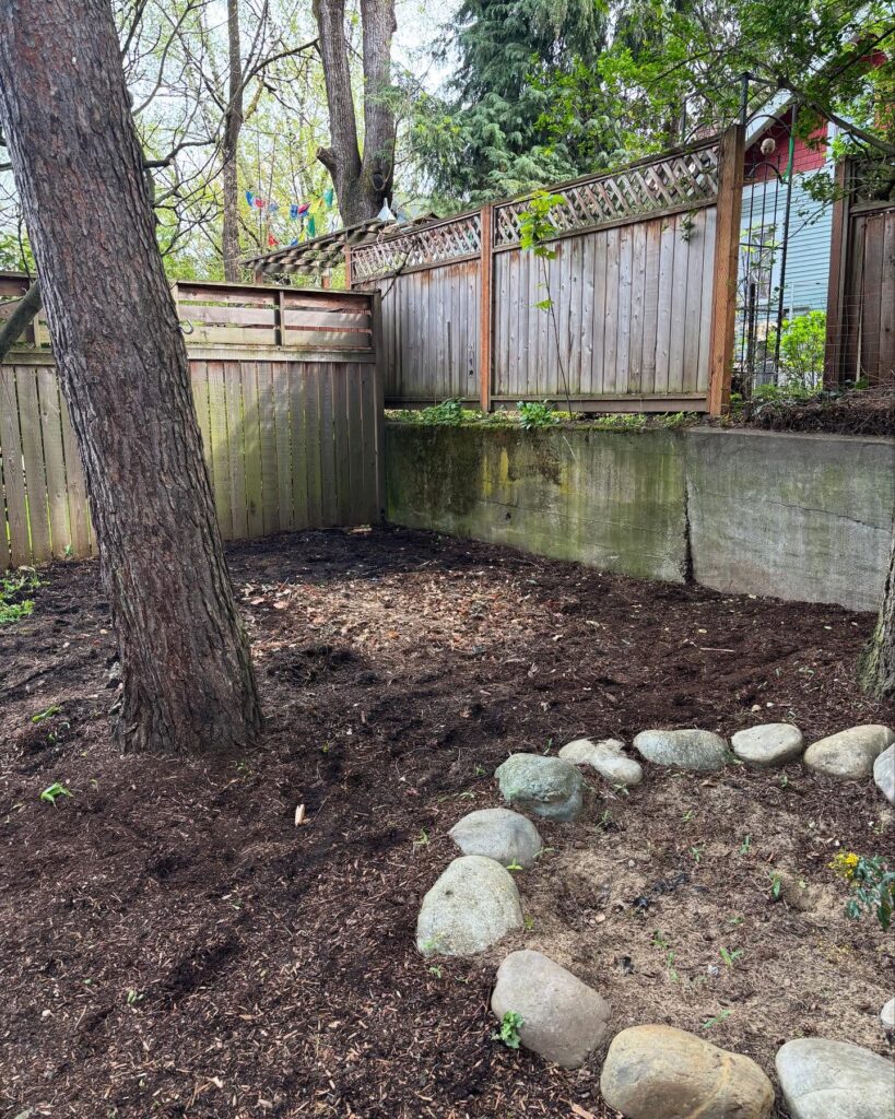 “Clean, empty garage after junk removal service by Metro Haul Away in Portland, Oregon”